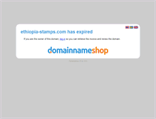 Tablet Screenshot of ethiopia-stamps.com